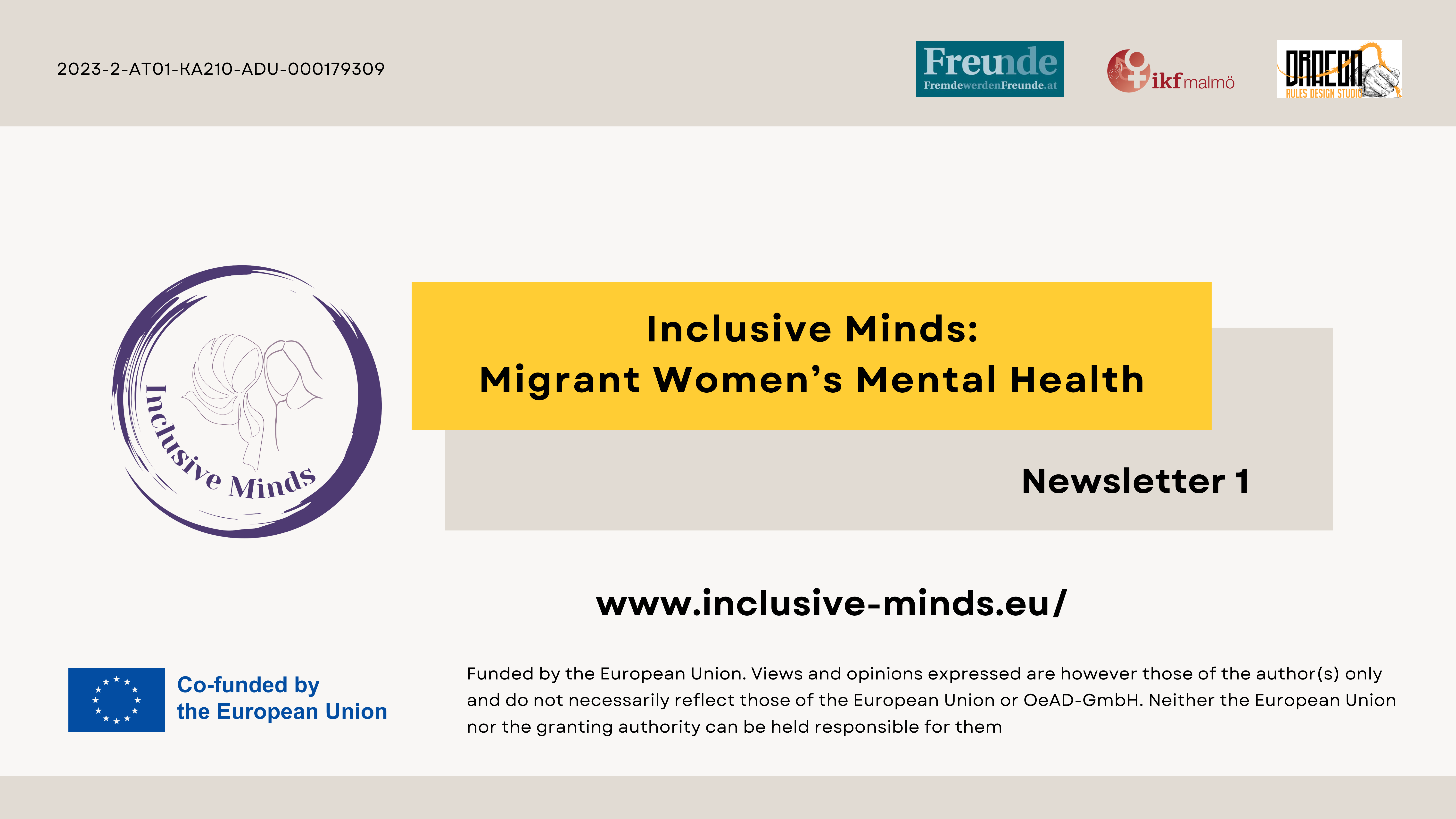 Inclusive minds - first newsletter